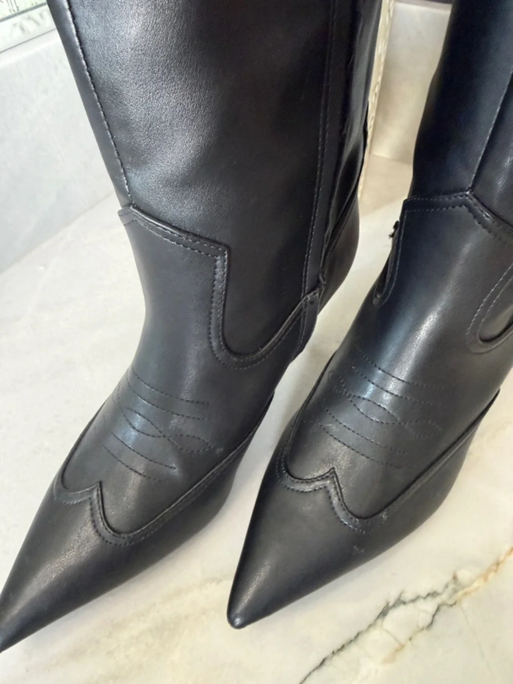 I.N.C. International Concepts NWOB Women's Hayleigh Mid-Heel Cowboy Boots 7.5